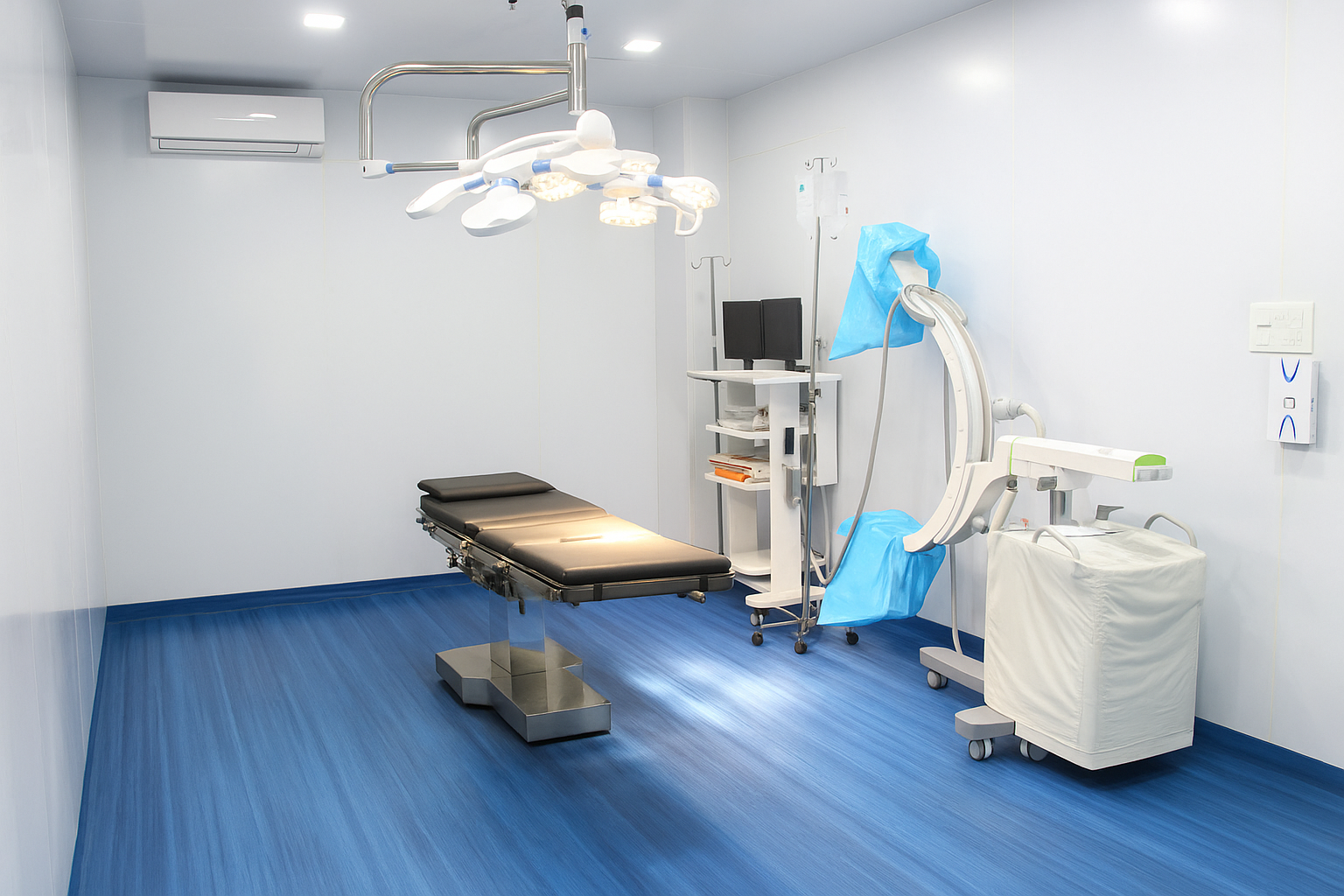 Modern hospital facility