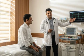 ECG / Heart checkup – Hospital setting